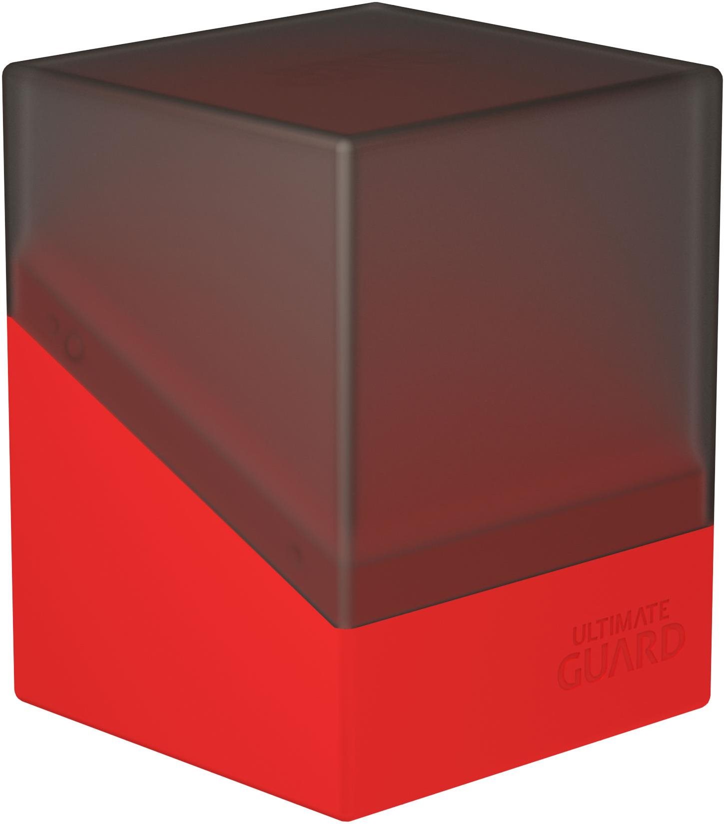 Ultimate Guard Boulder Deck Case 100+ SYNERGY Black/Red