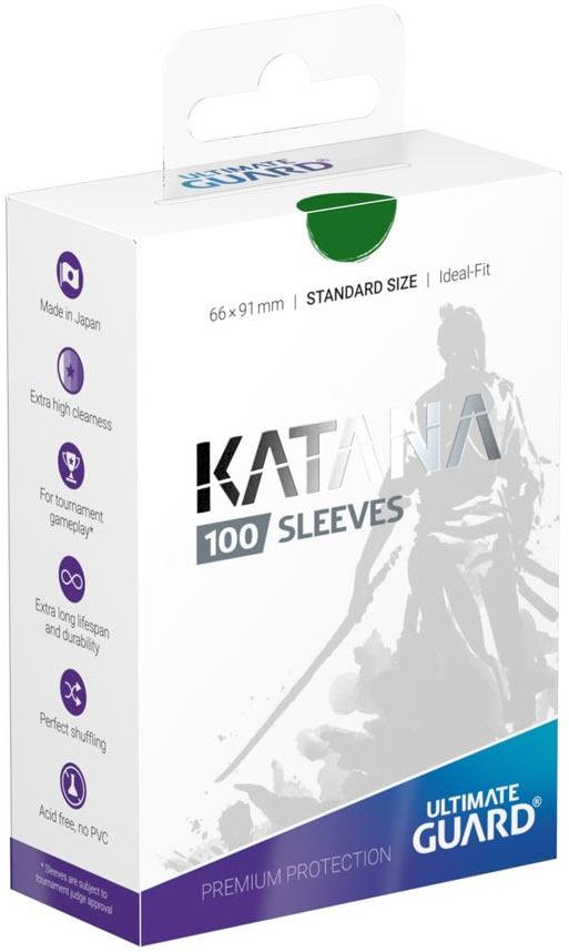Ultimate Guard – Katana Sleeves Green 100 obalov