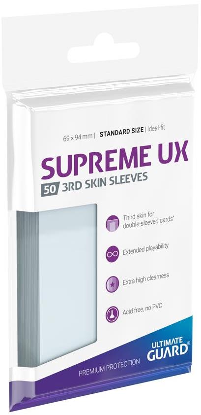 Ultimate Guard – Supreme UX 3rd Skin Obaly 50 ks – Transparent