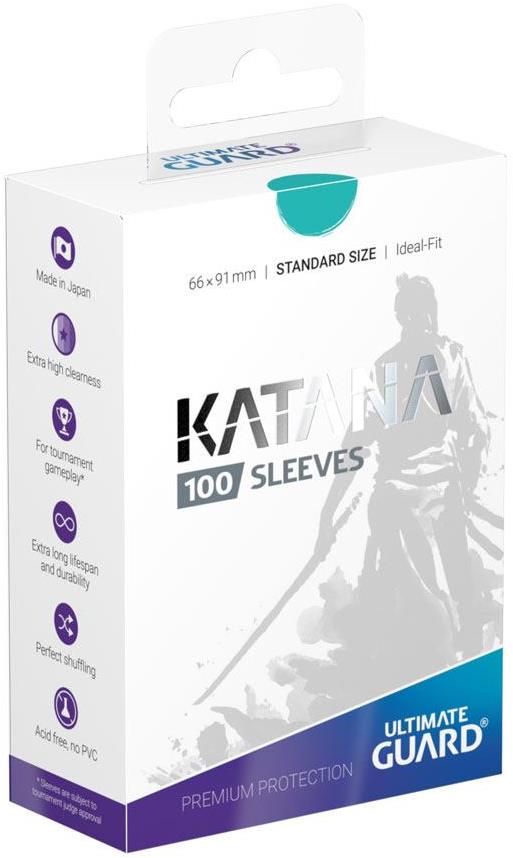 Ultimate Guard – Katana Sleeves Turquoise 100 obalov