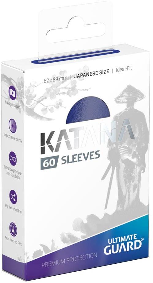 Ultimate Guard – Katana Sleeves Japanese Size Blue 60 obalov