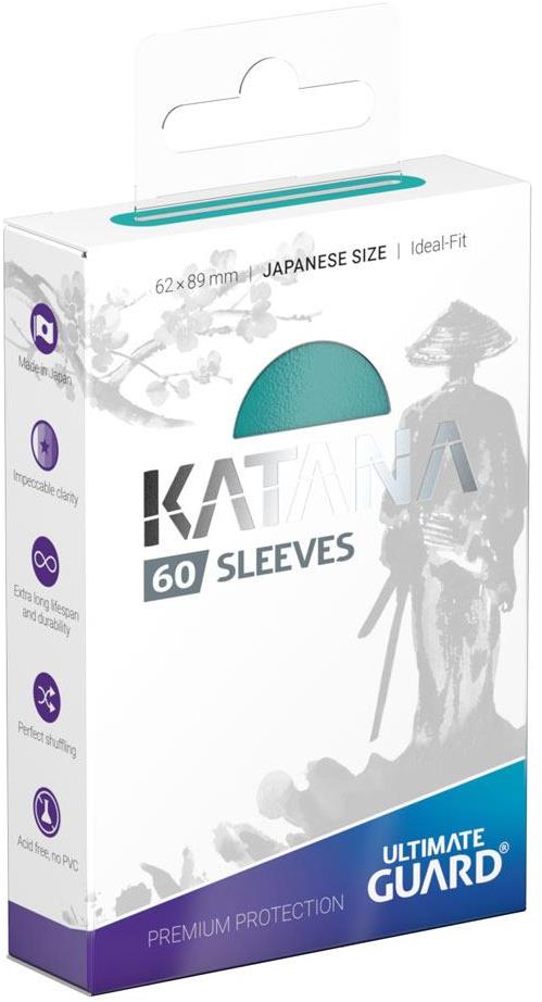 Ultimate Guard – Katana Sleeves Japanese Size Turquoise 60 obalov