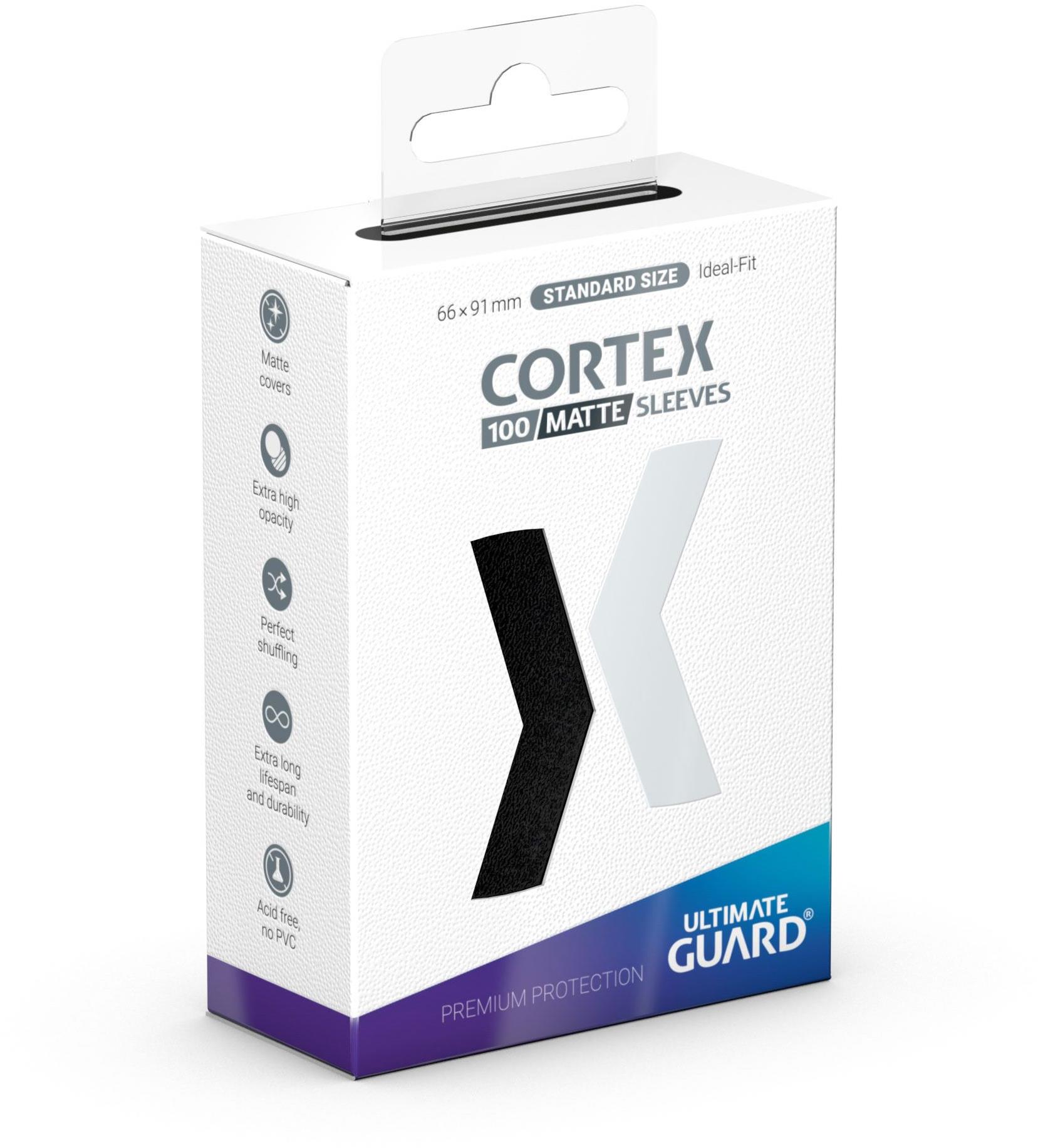 Ultimate Guard – obaly na karty – Cortex Sleeves Standard Size Matte Black 100 ks