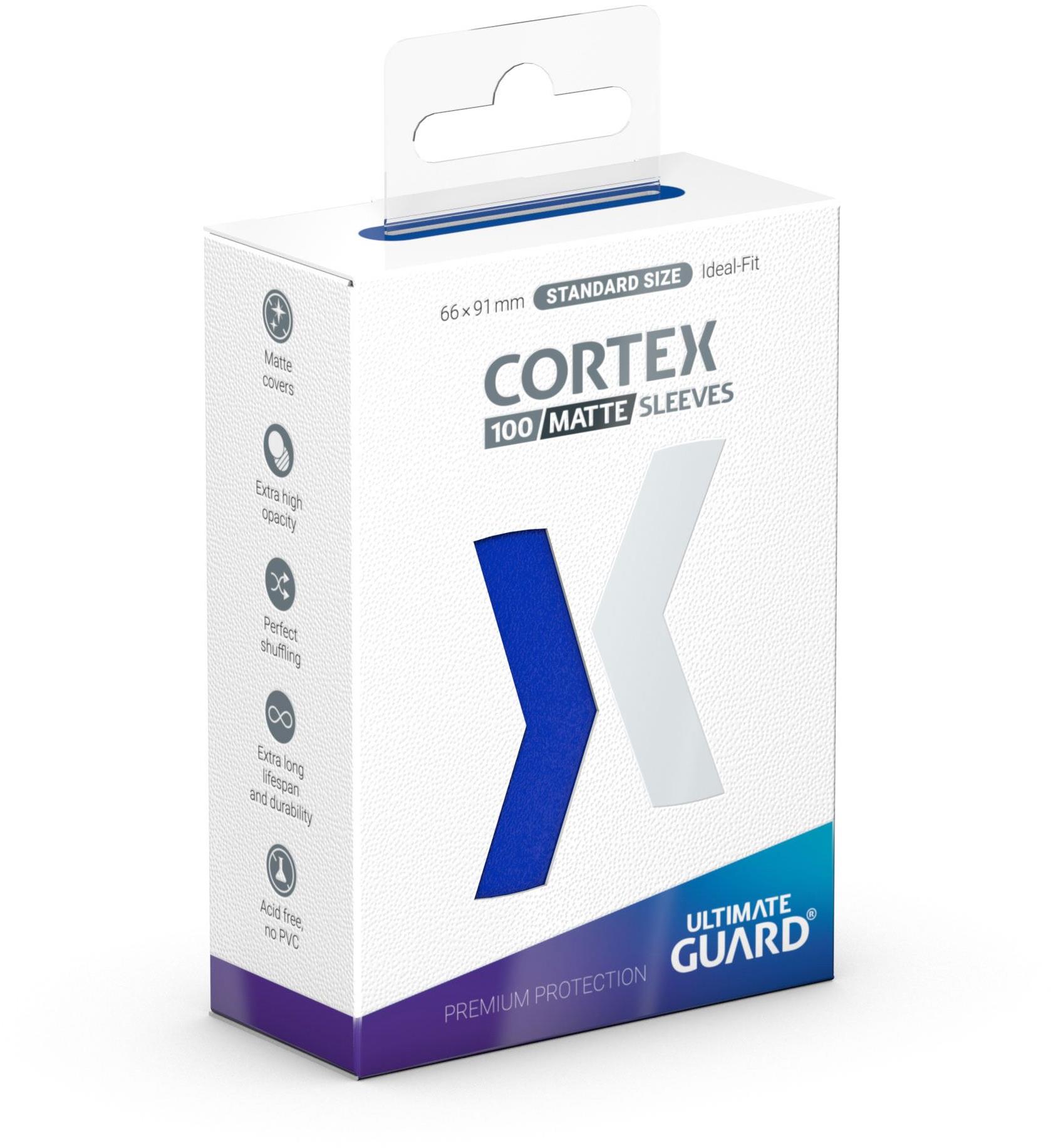 Ultimate Guard – obaly na karty – Cortex Sleeves Standard Size Matte Blue 100 ks