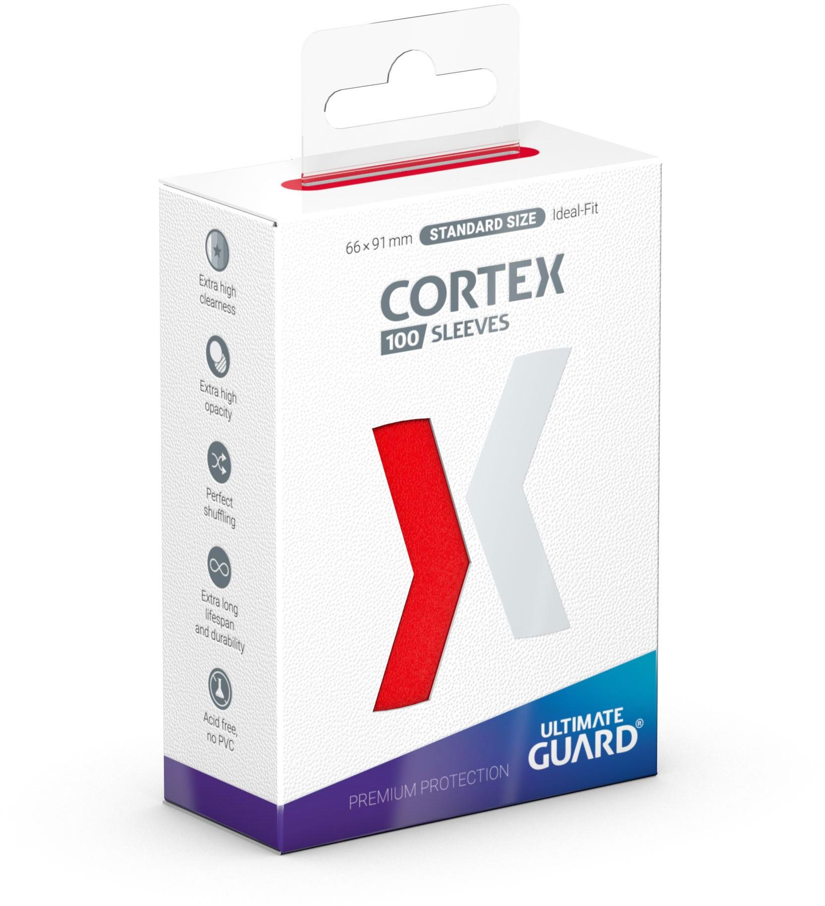 Ultimate Guard – obaly na karty – Cortex Sleeves Standard Size Red 100 ks