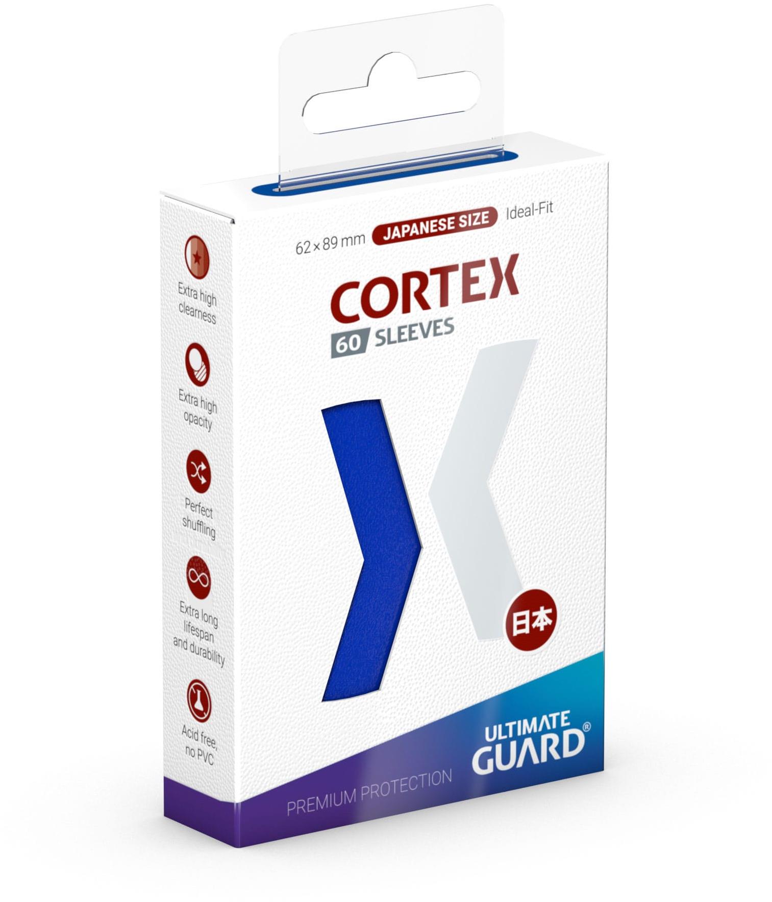 Ultimate Guard – obaly na karty – Cortex Sleeves Japanese Size Blue 60 ks