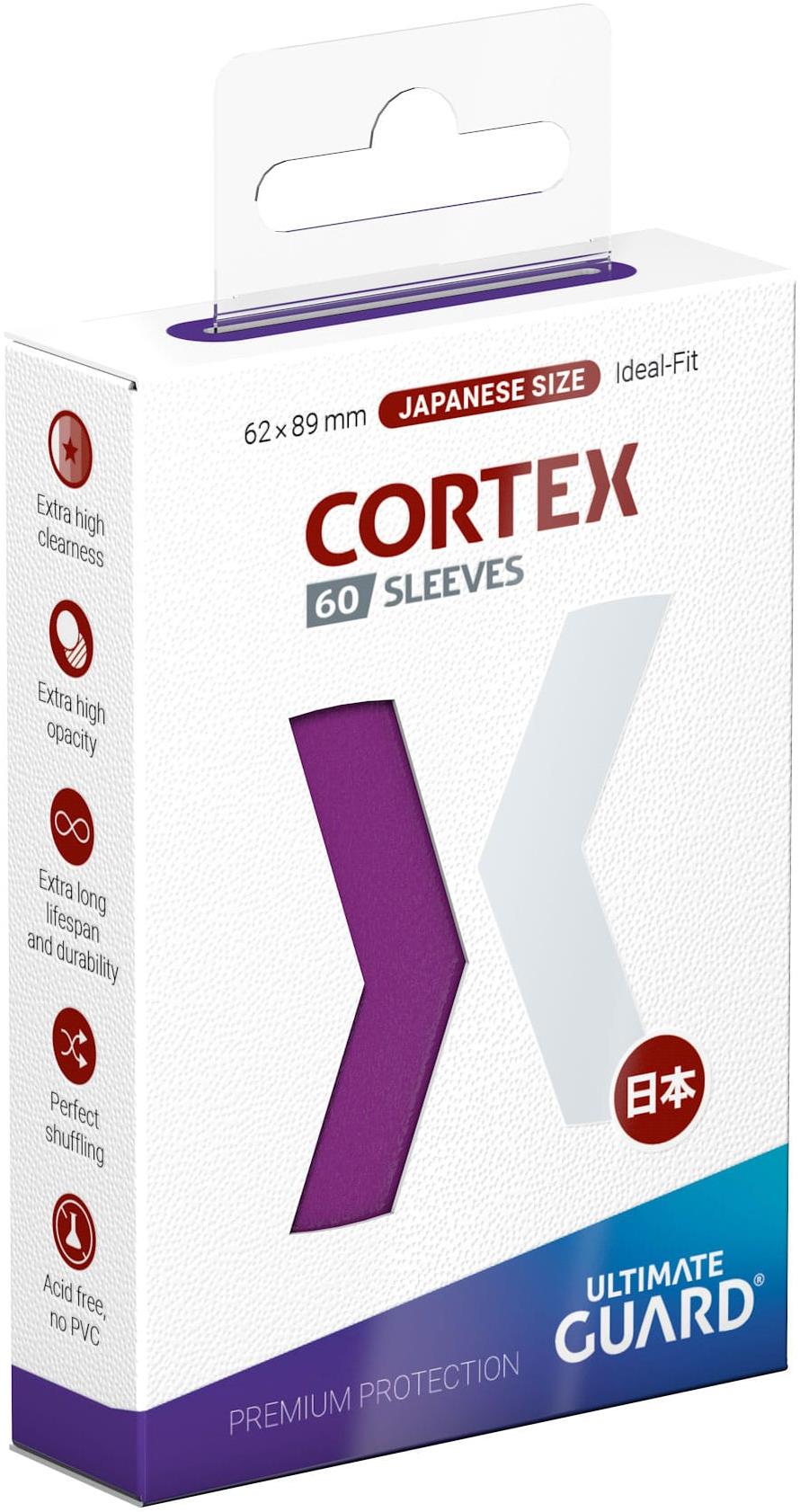 Ultimate Guard – obaly na karty – Cortex Sleeves Japanese Size Purple 60 ks