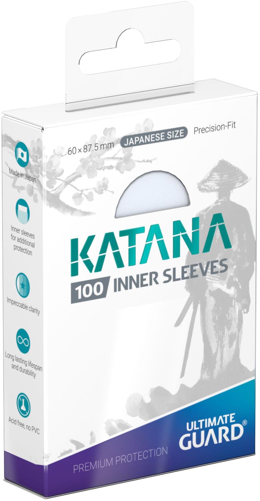 Ultimate Guard – obaly na karty – Katana Inner Sleeves Japanese Size Transparent 100 ks