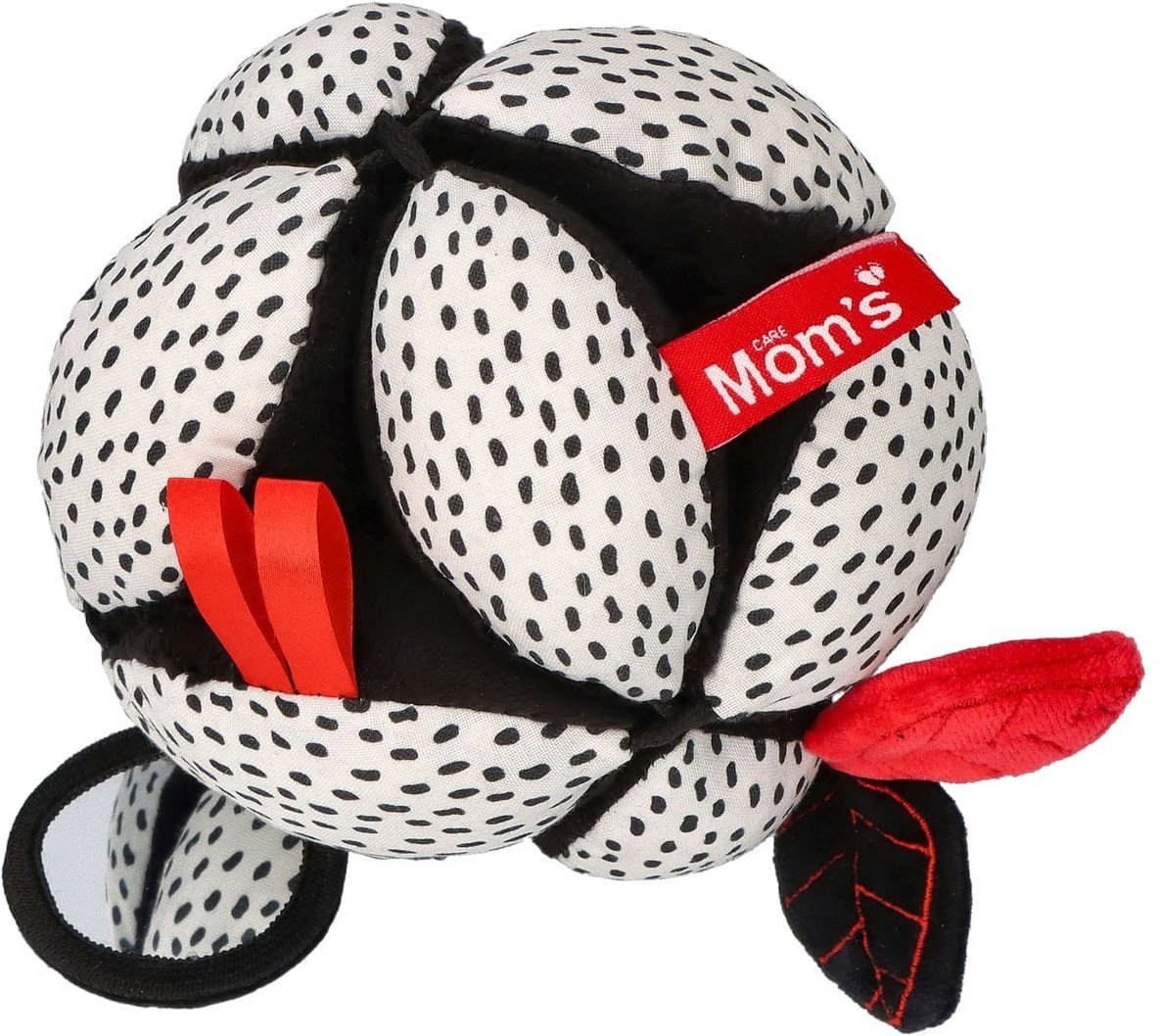 Mom´s care Montessori míček se zrcátkem White & Black