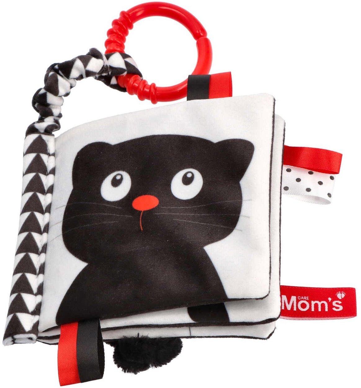 Mom´s care Textilní knížka „Kdo je to? Co je to?“