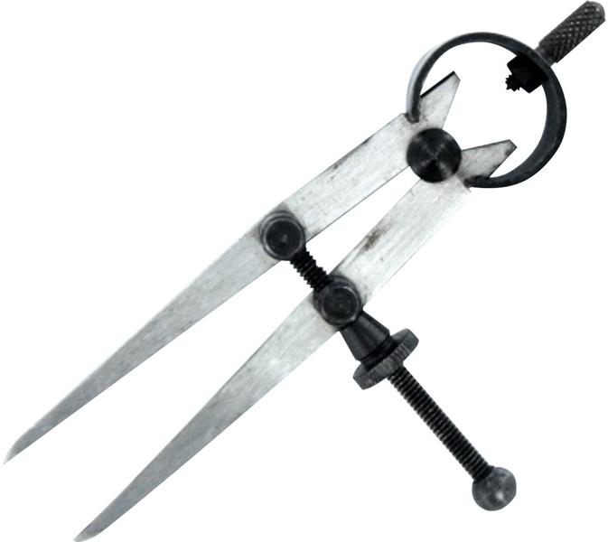 SHESTO Modelcraft rysovacie kružidlo z nehrdzavejúcej ocele 75 mm