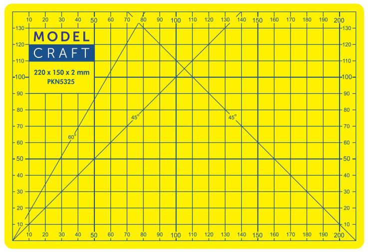 SHESTO Modelcraft 2 mm A5 230 × 160 mm
