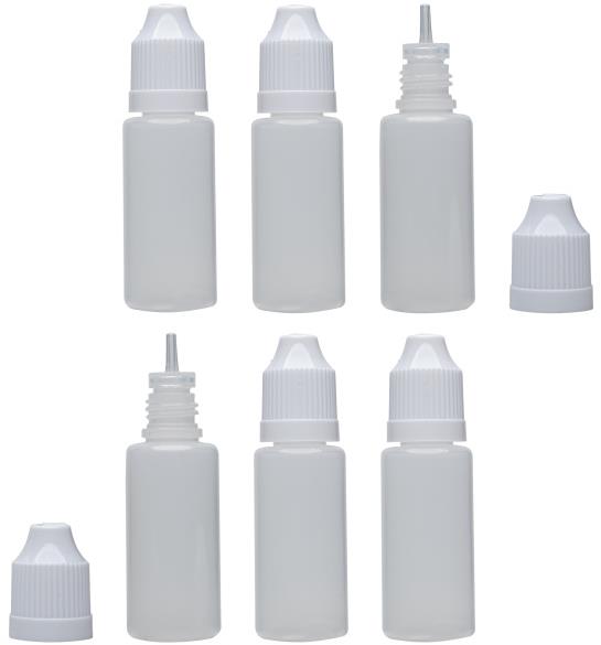 SHESTO Modelcraft nádobka 15 ml s kvapkadlom (6 ks)