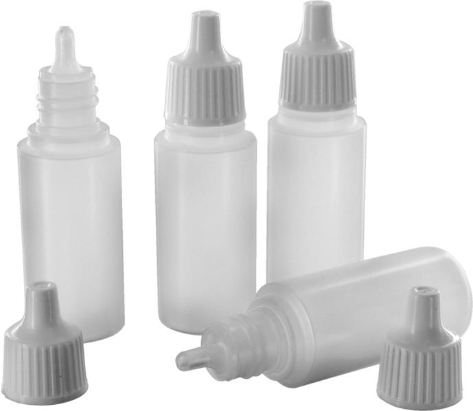 SHESTO Modelcraft plastová nádobka 17 ml s uzáverom (4 ks)