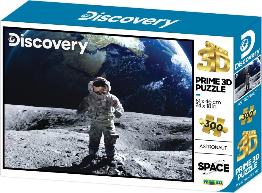 Prime 3D Puzzle s 3D efektom 300 dielikov Discovery Space: Astronaut