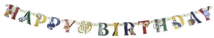 Unique Narodeninová girlanda, Happy birthday, Harry Potter, 182 cm
