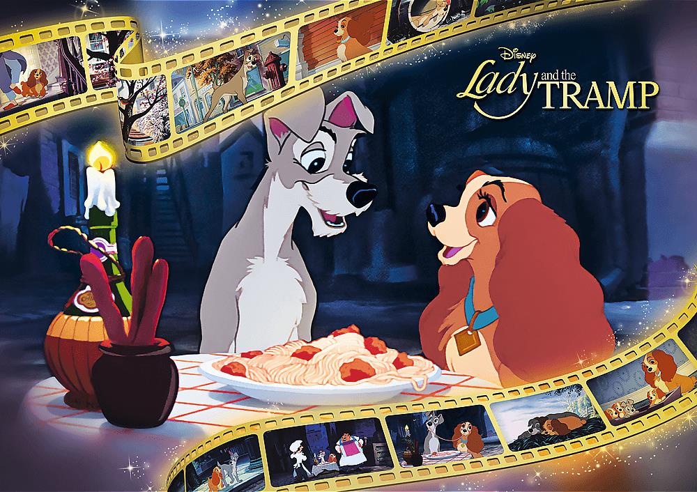 TREFL Premium Plus Iconic Moments: Lady a Tramp 1000 dielikov