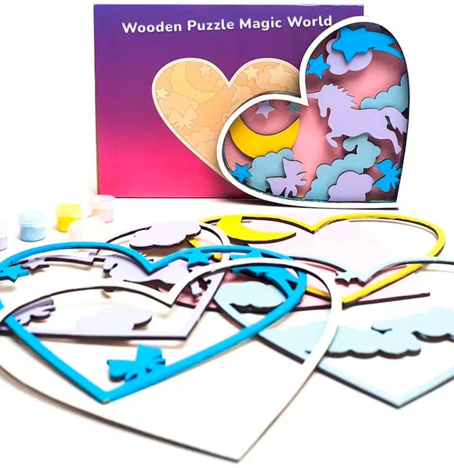 BusyKids Wooden Puzzle Magic World