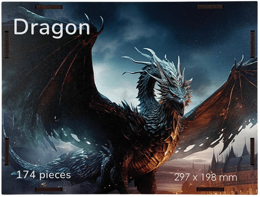 BusyKids Wooden Puzzle Dragon