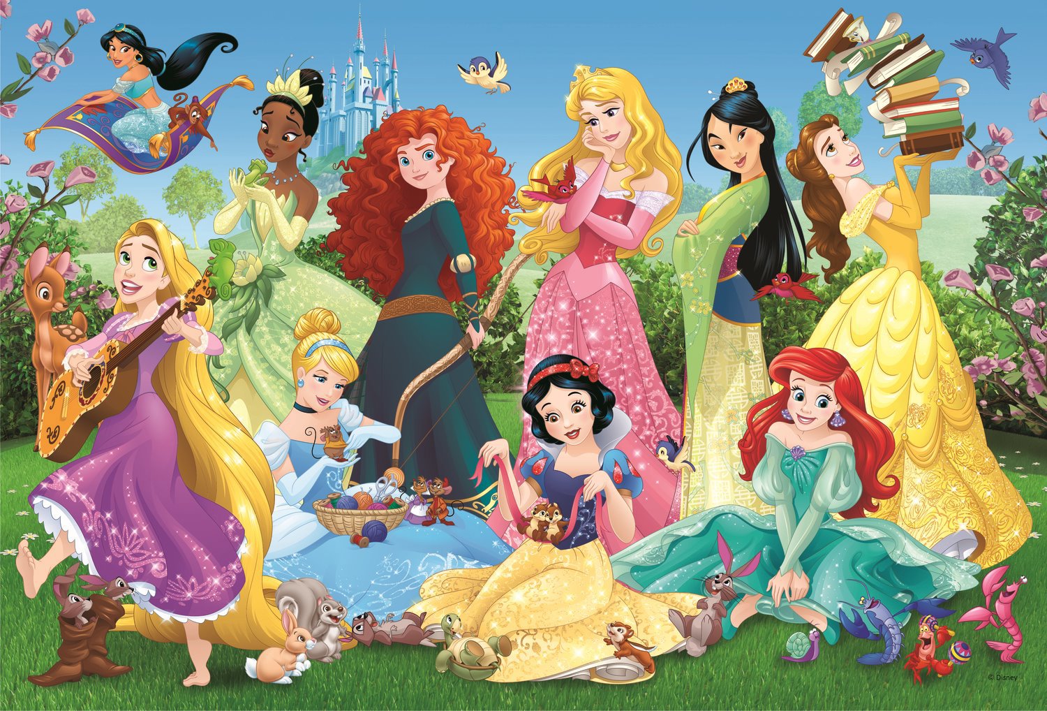 TREFL Puzzle Okouzlující princezny 100 dílků