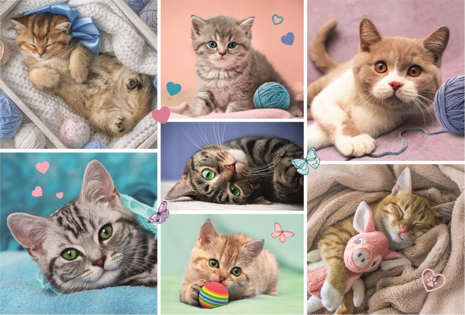 TREFL Puzzle V kočičím světě 100 dílků