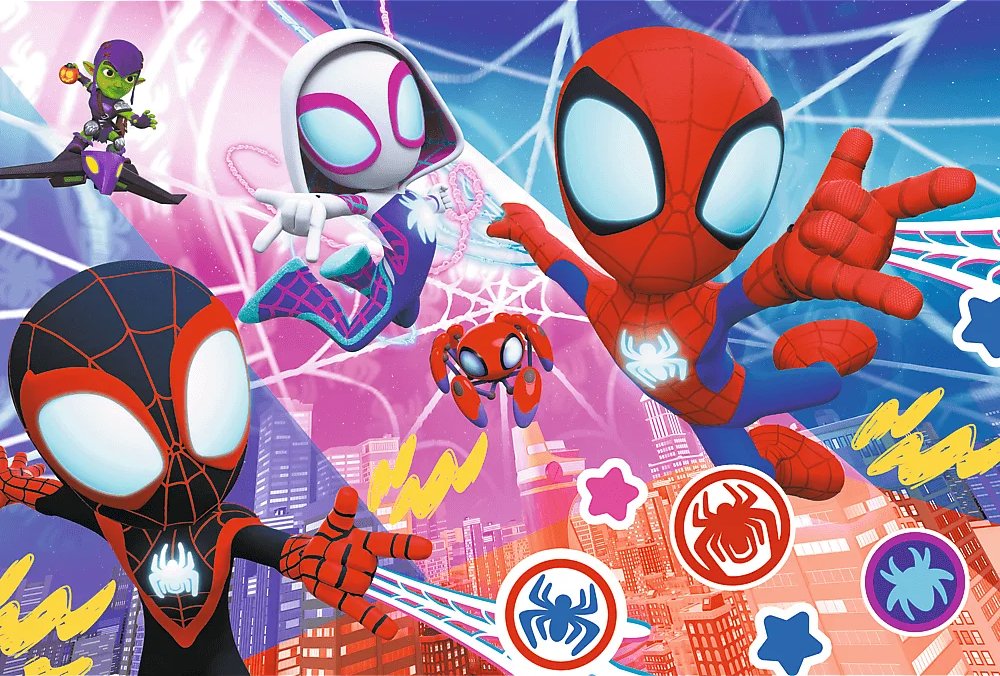 TREFL Puzzle Spidey: Hrdinské dobrodružství 60 dílků