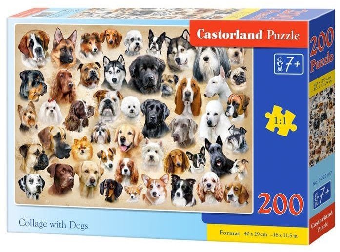 Castorland Koláž se psy 200 dílků