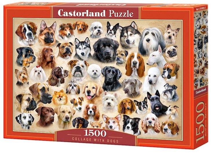 Castorland Psí koláž 1500 dílků