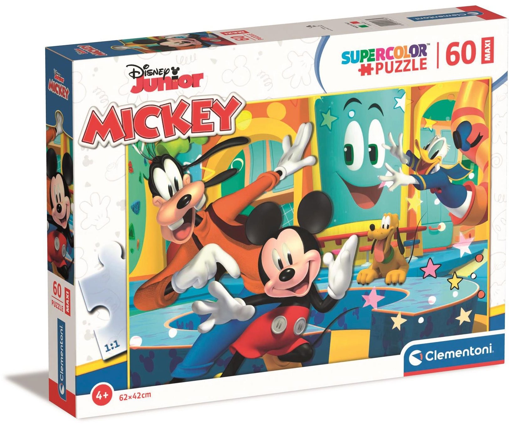 Clementoni Mickey Mouse MAXI 60 dílků