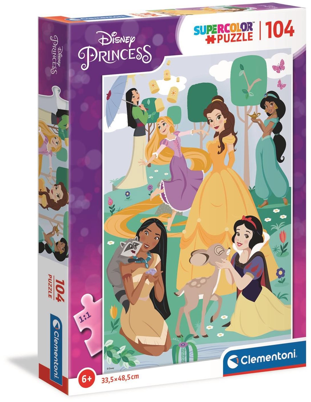 Clementoni Disney princezny 104 dílků