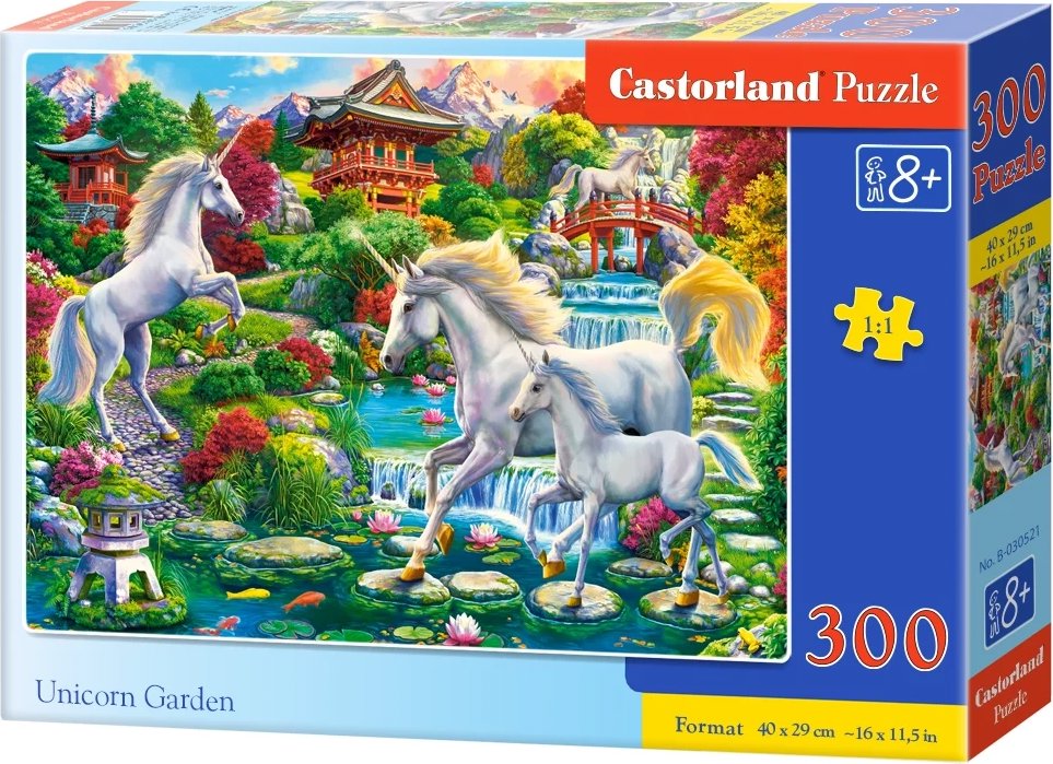 Castorland Zahrada jednorožců 300 dílků
