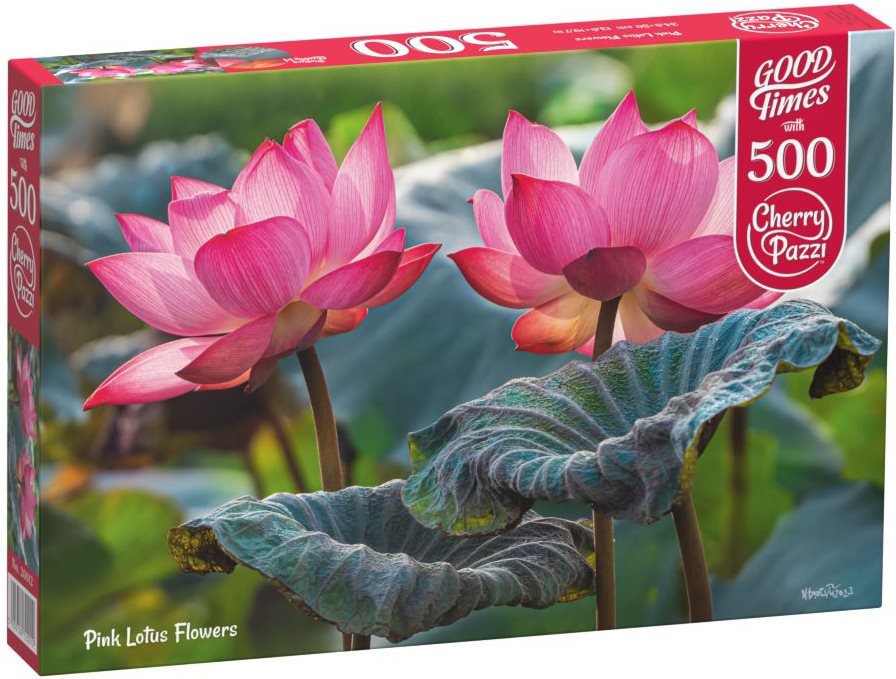 Cherry Pazzi Růžové květy lotosu 500 dílků