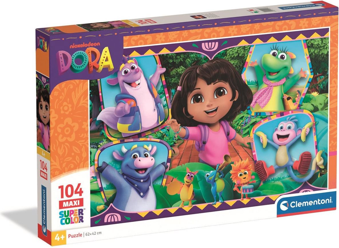Clementoni Dora Průzkumnice 104 dílků MAXI