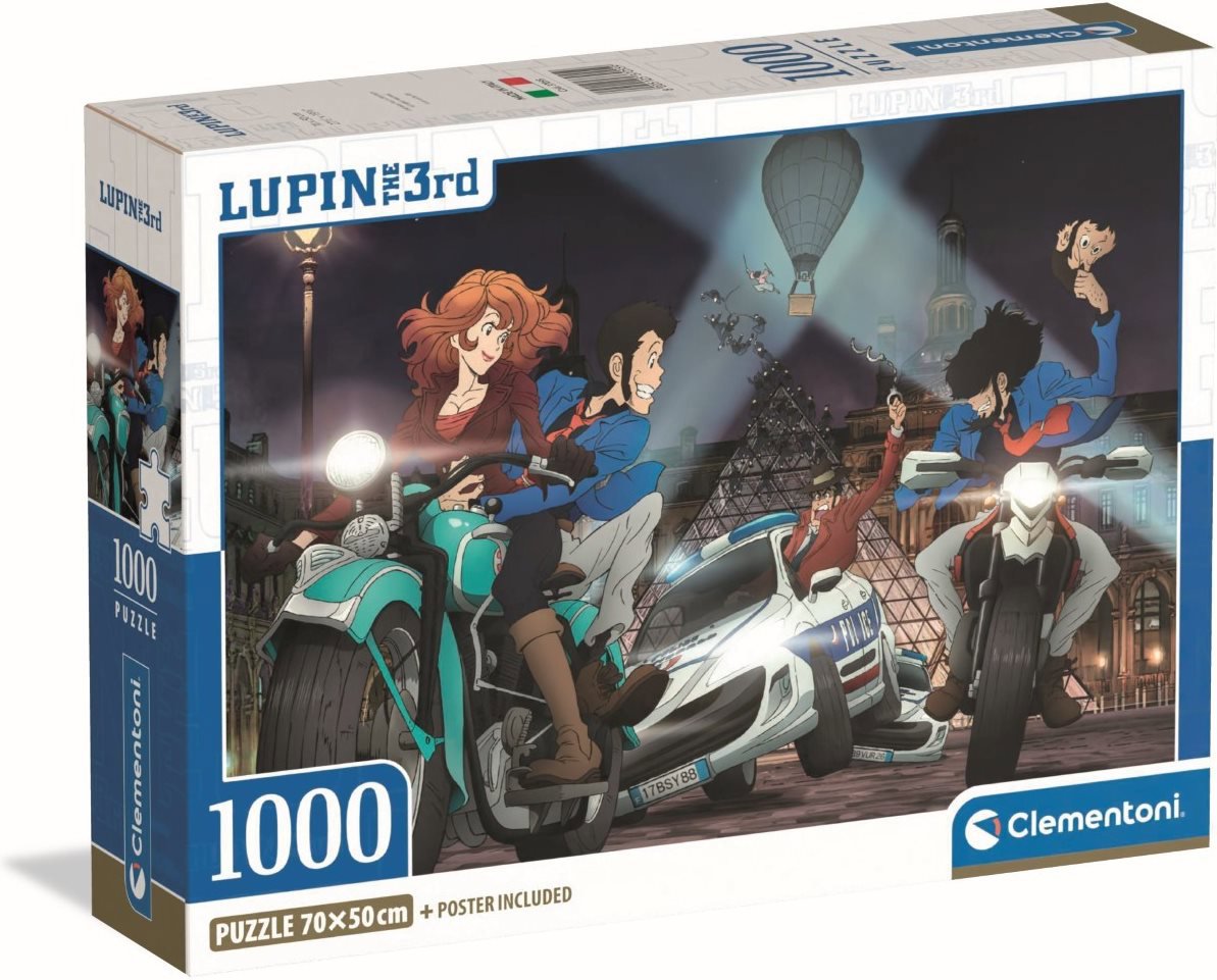 Clementoni Lupin III. 1000 dielikov