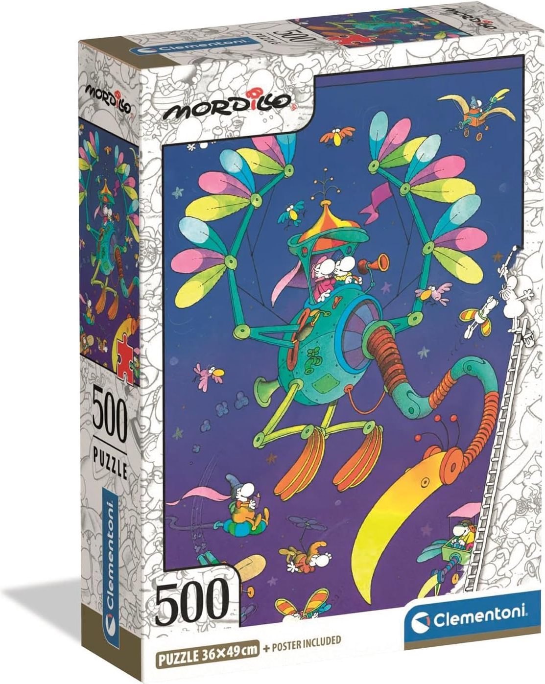 Clementoni Mordillo: Cesta 500 dílků