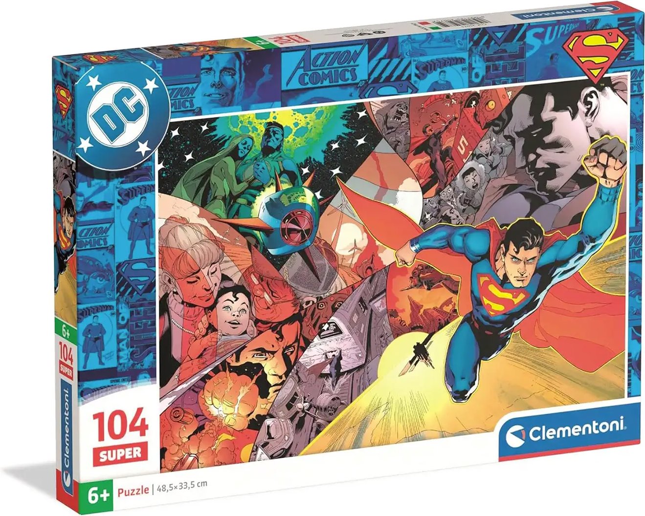 Clementoni Superman: Být hrdinou 104 dílků SUPER