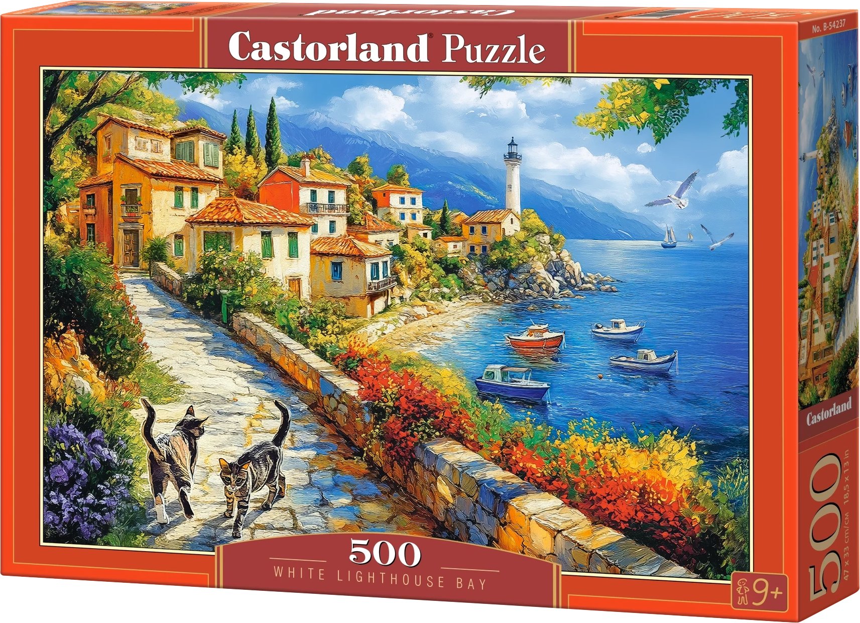 Castorland Zátoka u bílého majáku 500 dílků