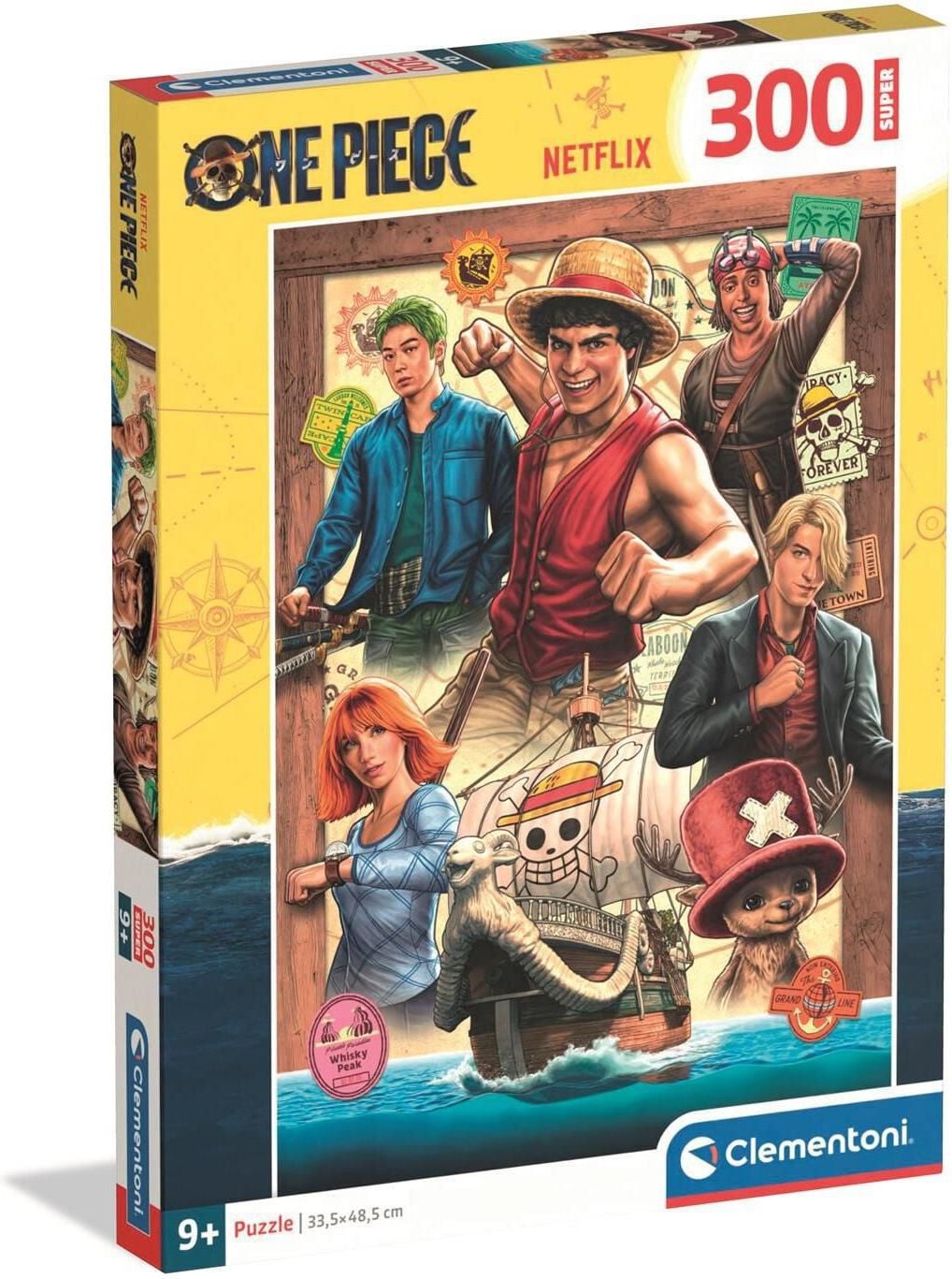 Clementoni One Piece Netflix 300 SUPER dílků