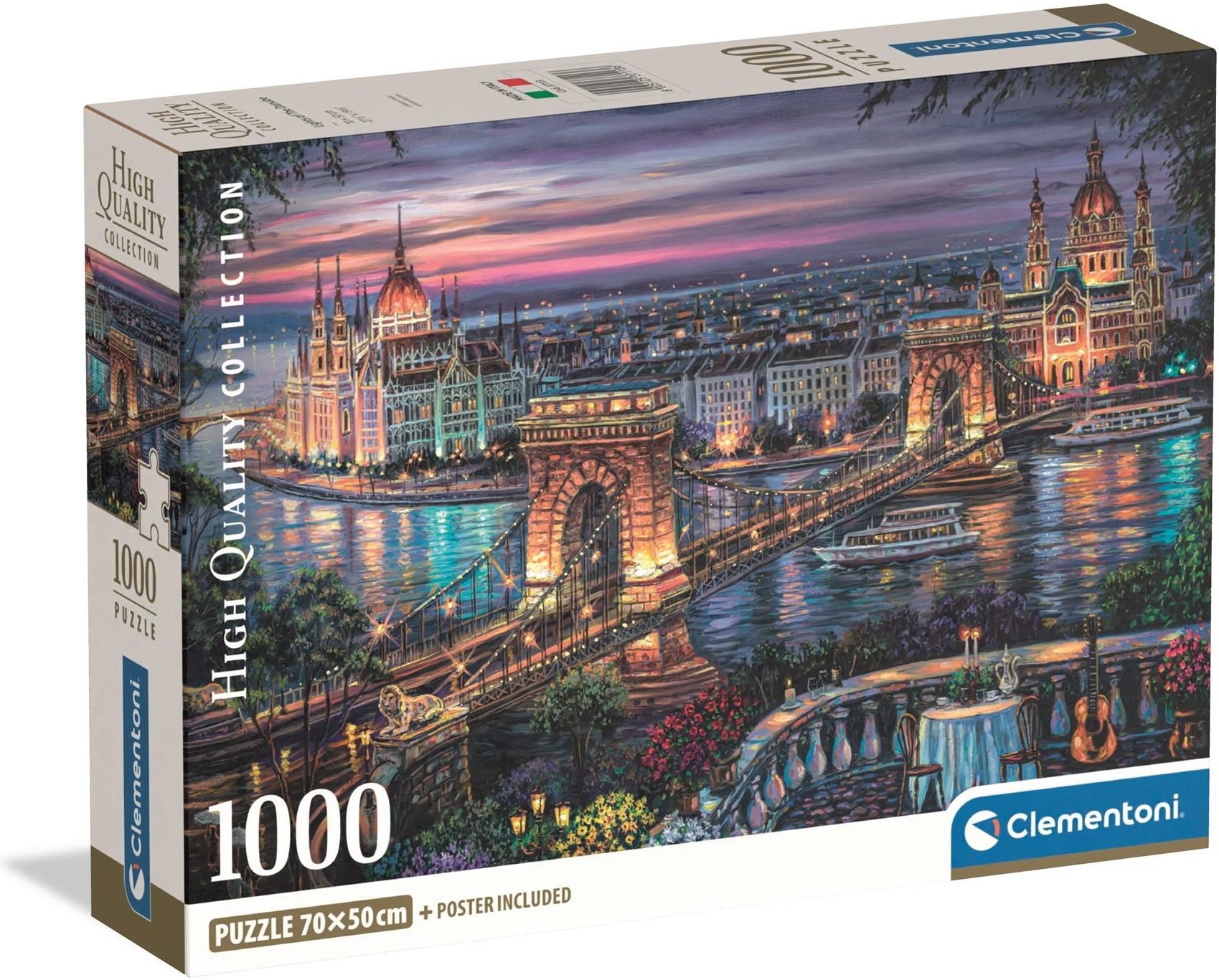 Clementoni Světla Dunaje 1000 dílků