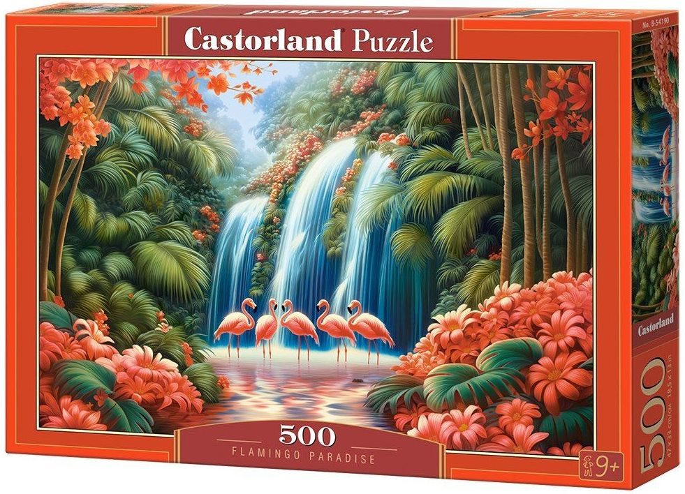 Castorland Ráj plameňáků 500 dílků