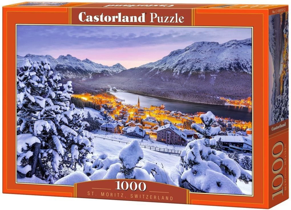 Castorland Svatý Mořic, Švýcarsko 1000 dílků