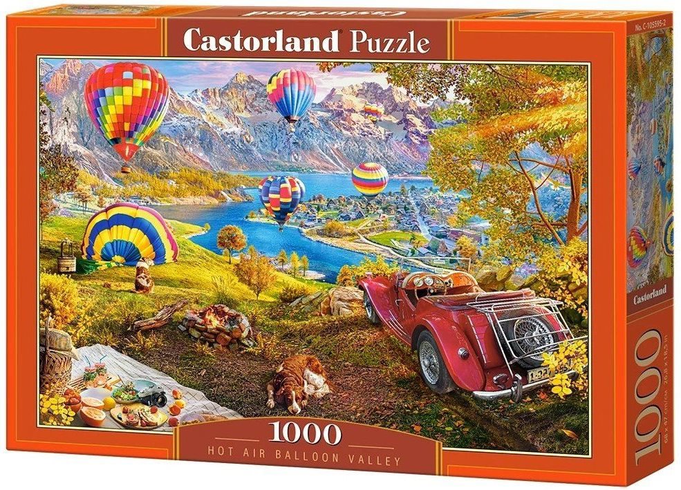 Castorland Údolí horkovzdušných balónů 1000 dílků