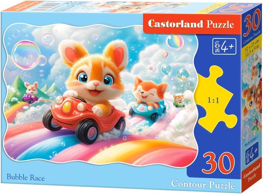 Castorland Závod v bublinkách 30 dílků