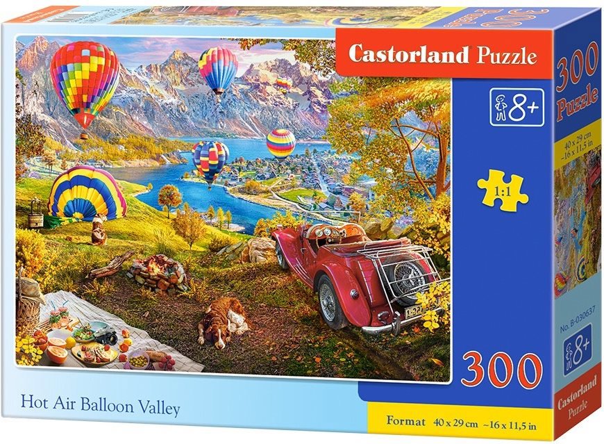 Castorland Údolí horkovzdušných balónů 300 dílků