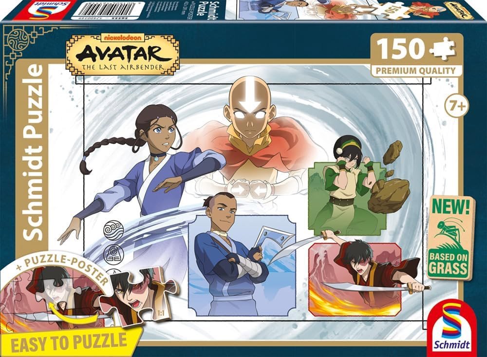Schmidt Avatar: Legenda o Aangovi, Štyri živly 150 dielikov