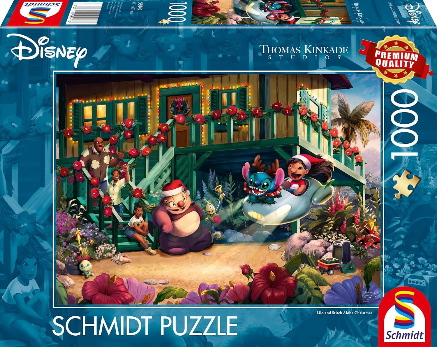 Schmidt T. Kinkade – Disney: Lilo a Stitch Aloha Vianoce 1000 dielikov