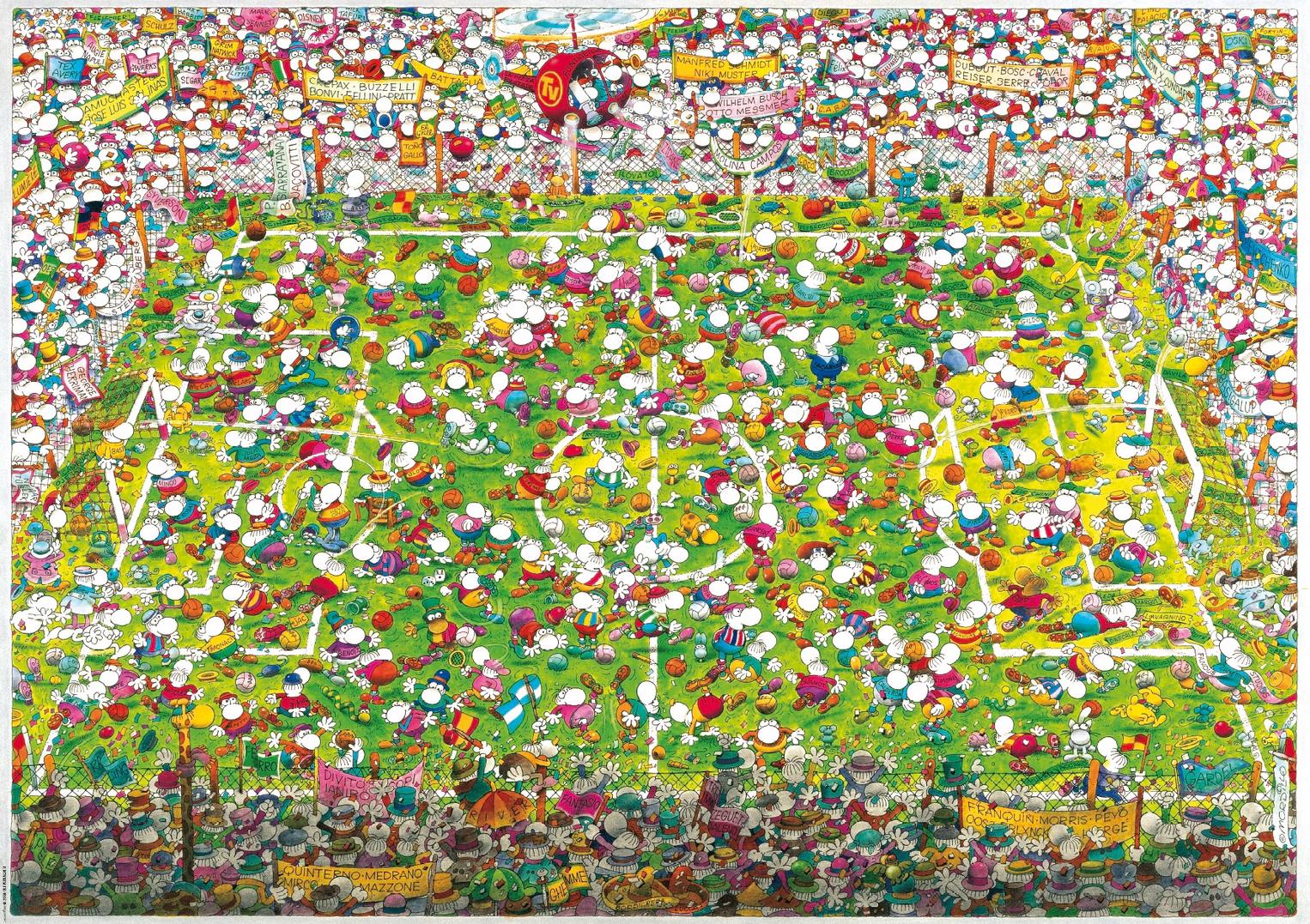 HEY Puzzle Bláznivý futbal 4000 dielikov