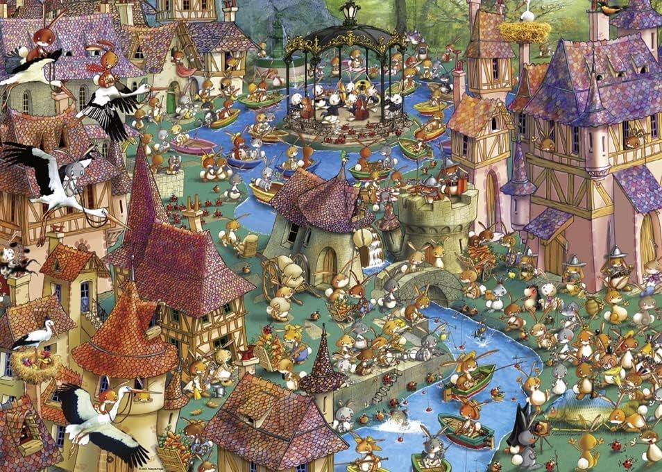 HEYE Puzzle Králičkov 1000 dielikov