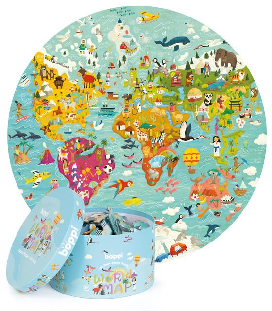 Boppi Puzzle Mapa sveta – World map