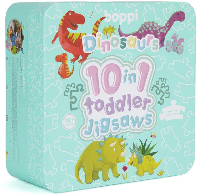 Boppi Puzzle 10 in 1 Dinosaurus